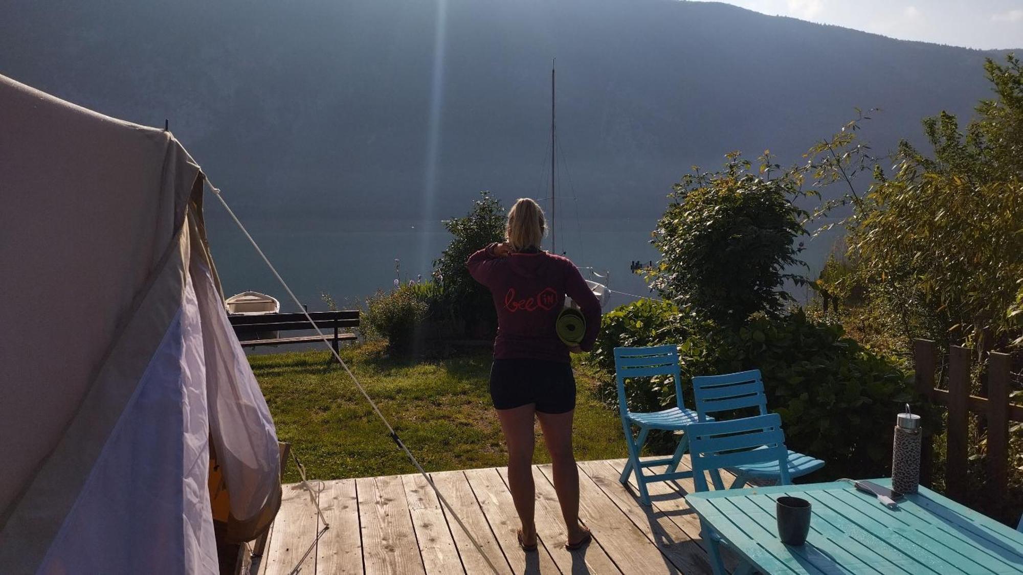 Camping Le Hameau Des Pecheurs Hotell Novalaise Exteriör bild