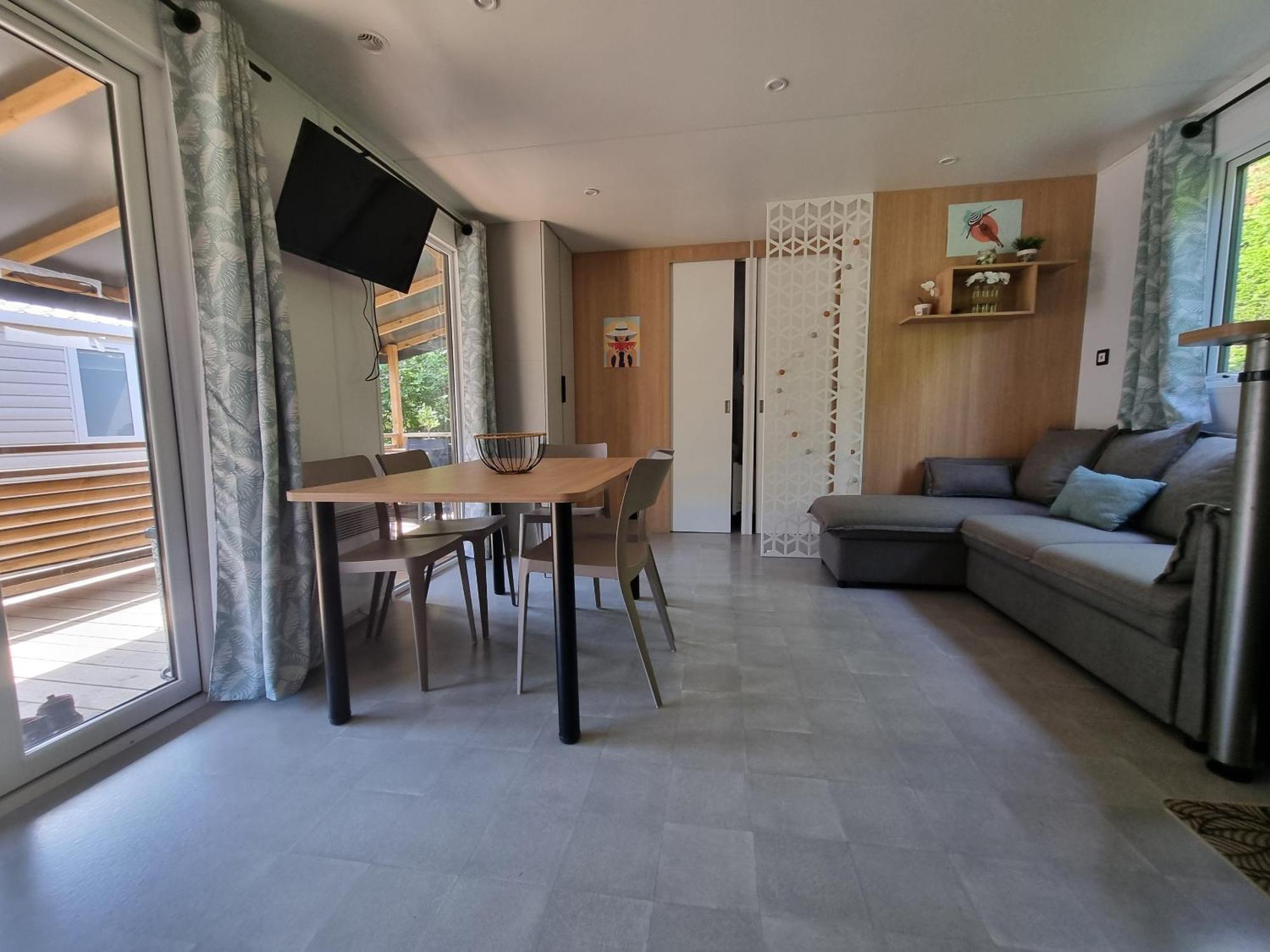 Camping Le Hameau Des Pecheurs Hotell Novalaise Rum bild