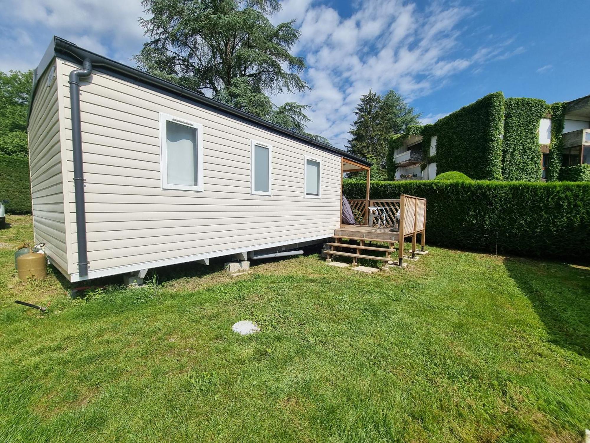 Camping Le Hameau Des Pecheurs Hotell Novalaise Rum bild